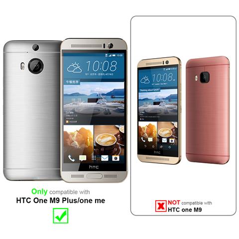 Custodia Compatibile Con Htc One M9 Plus In Rosa Transparente - Coperchio Protettivo In Silicone Tpu Flessibile - Foto 8