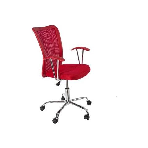 Poltrona Girevole Notredame Ad Altezza Regolabile Per Ufficio Rosso - Foto 1