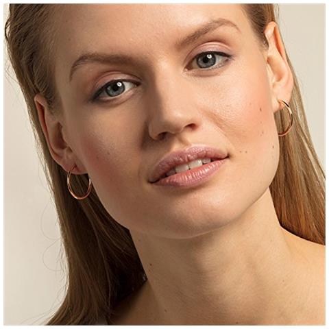 Argento Orecchini A Cerchio Donna - Cr610-415-12 - Foto 2