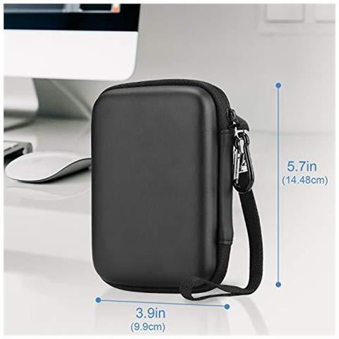 Caso Hard Disk Esterno Portatile Da 2.5 Pollici Per Hdd Ssd My Passport Seagate Backup Western Digital Wd Elements Toshiba Hitachi Samsung Canvio Basics 500g 1 Tb 2 Tb 3tb 4tb - Foto 4