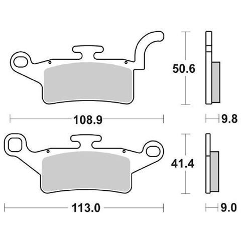 Pastiglie Freno 208ct - Foto 1