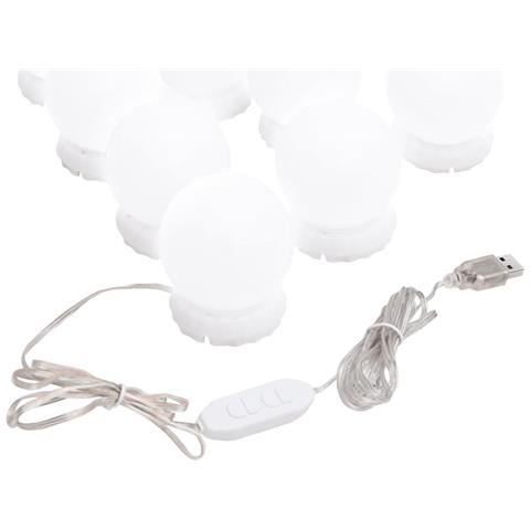 Specchio Da Parete Quadrato Con Luci Led In Vetro - Foto 2