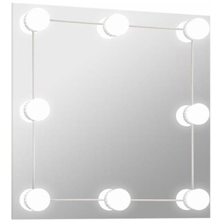 VidaXL Specchio Da Bagno Con Luci LED 90x60 Cm - Impermeabile IP65 Con Porta USB - Facile Installazione A Muro