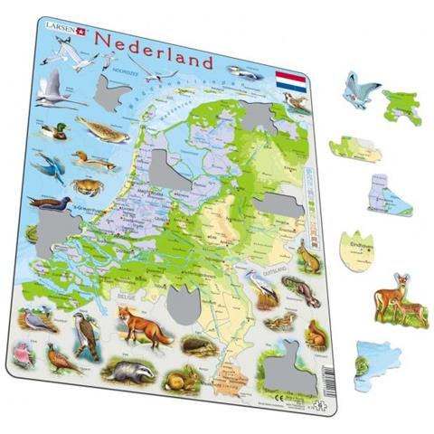 Puzzle Maxi Nederland Junior Cartone 68 Pezzi - Foto 2