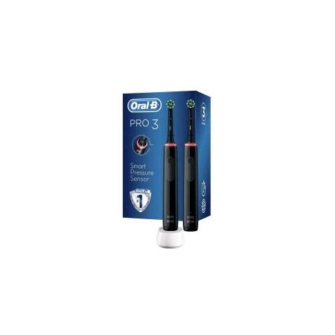 Oral-b Pro 3-3900 Spazzolino Elettrico 2 Spazzolini Sensore Di Pressione Ideale Per Denti Sensibili - Foto 1