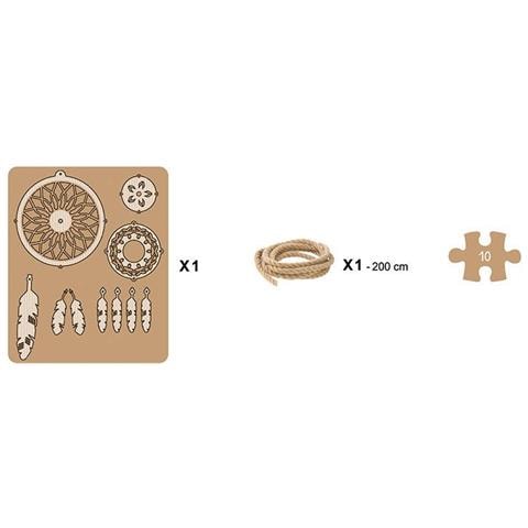 Acchiappasogni In Legno Bianco - Foto 3