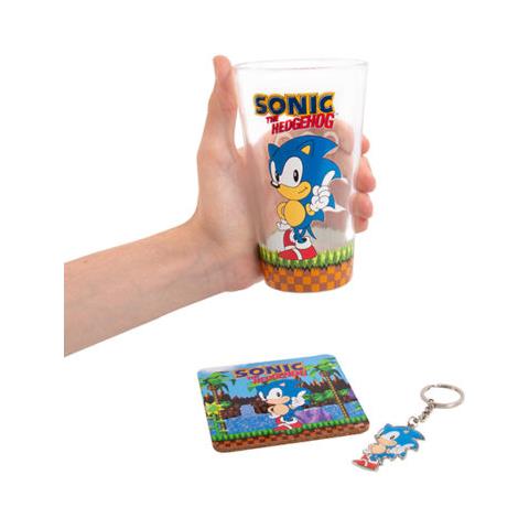 Sonic Glass, Coaster & Keyring Set Trasparente 1 pz - Foto 4
