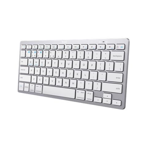 Tastiera Wireless 8713439246544 (Layout Spagnolo) Colore Argento. Bianco - Foto 1