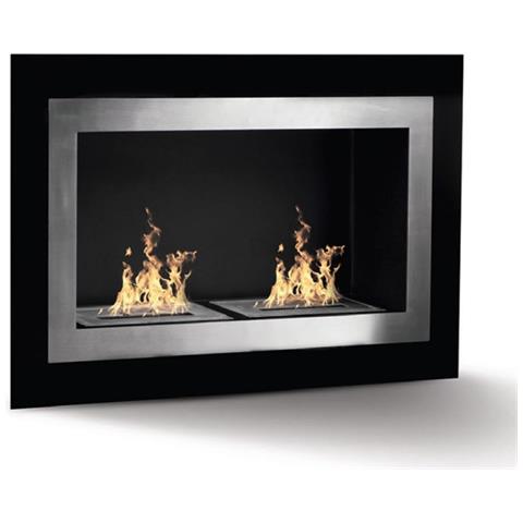 Divina Fire Camino A Bioetanolo Biocamino Da Parete Incasso Pechino L90 X H55 X P17 - Foto 1