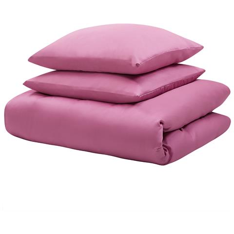 Set Copripiumino In Cotone Satinato 200 X 220 Cm Rosa Harmonridge - Foto 7
