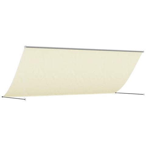 Tenda Da Sole Retrattile Crema 400x150 Cm In Tessuto E Acciaio - Foto 2