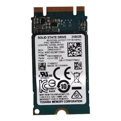 SSD 256 GB Serie 00UP651 M. 2 2242 Interfaccia PCIe 3.0 x2 - Foto 1