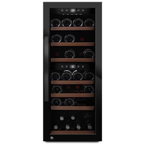 Cantinetta Vino SW-38B a Libera Installazione con Doppia Temperatura Capacità 38 Bottiglie Classe E Colore Nero - Foto 1