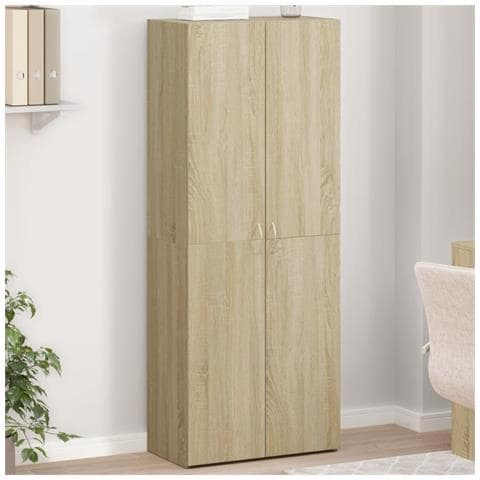 Schedario Rovere Sonoma 60x32x153 Cm In Truciolato - Foto 2
