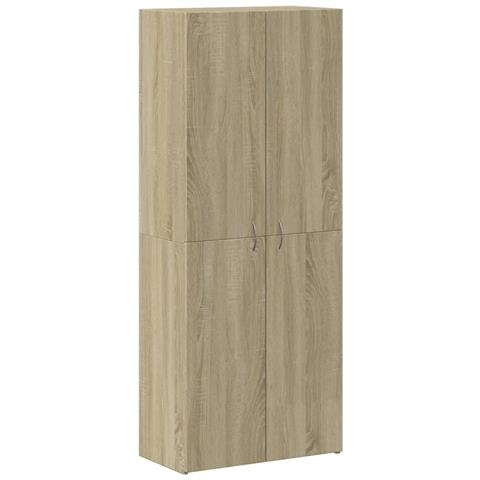 Schedario Rovere Sonoma 60x32x153 Cm In Truciolato - Foto 1