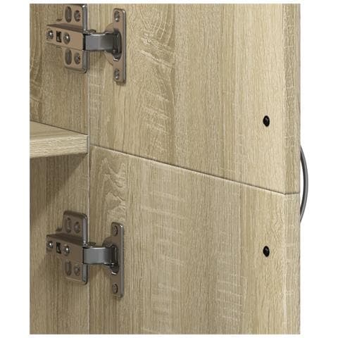 Schedario Rovere Sonoma 60x32x153 Cm In Truciolato - Foto 10