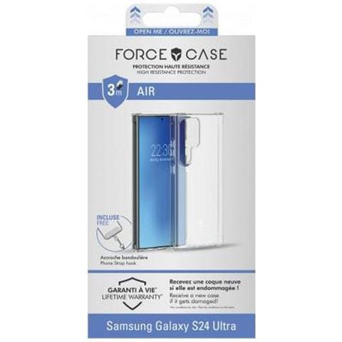 Cover Per Galaxy S24 Ultra Rinforzata Sistema Tryax 3d E Air Cushion, Trasparente - Foto 4