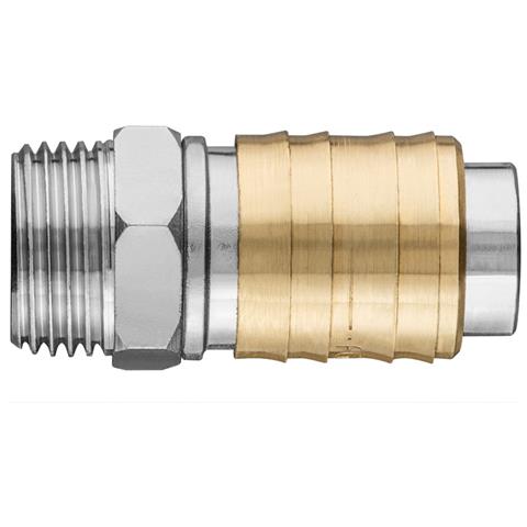 Attacco Rapido Per Compressore Con Filettatura Esterna Da 1/2"". - Foto 1