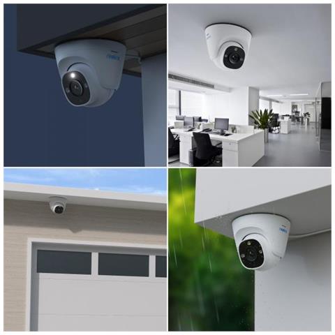 P344 Torretta Telecamera Di Sicurezza Ip Interno E Esterno 4512 X 2512 Pixel Parete - Foto 3