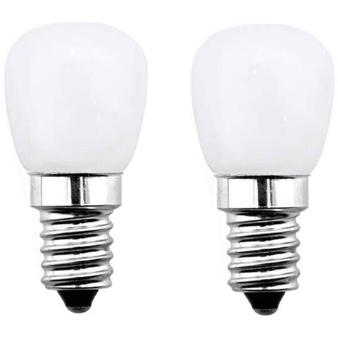 2 Lampadine Led 2 Watt Luce Bianca 6500k Lampadina Per Frigorifero Cappa Cucina - Foto 1