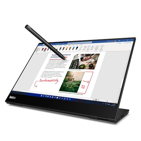 ThinkVision M14t Monitor PC 35,6 cm (14") 2240 x 1400 Pixel 2.2K LED Touch screen Nero - Foto 17