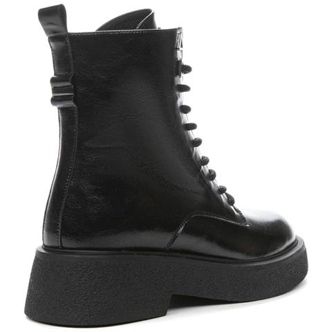 Black Casual Closed Booties Stivaletti Pelle Scarpe Donna Nero Eu 36, 848416/07-01 - Foto 3
