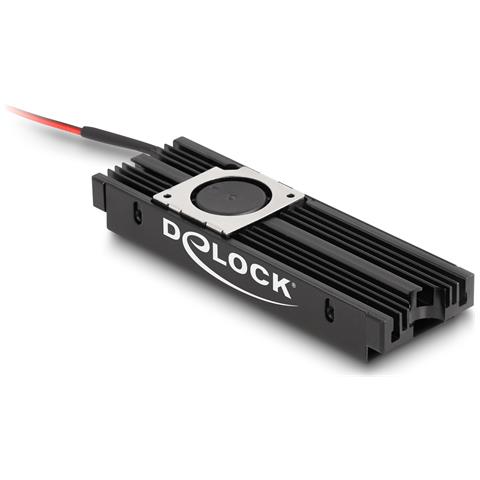 Dissipatore di calore con ventola per M. 2 SSD 2280 nero - Foto 2