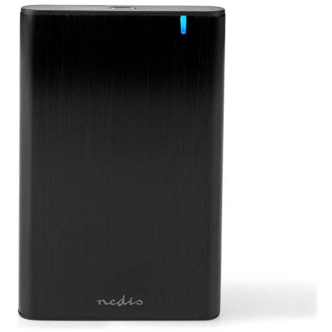 Custodia Per Disco Rigido Usb 3.1 Gen1 Da 2,5'' Per Pc Con Cavo Usb-a / Usb-c, Nero - Foto 2