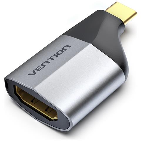 TCAH0 adattatore grafico USB 3840 x 2160 Pixel Nero, Grigio - Foto 1