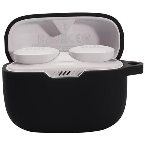 Custodia Protettiva Per Auricolari Jbl T130nc Tws Con Moschettone Black - Foto 1