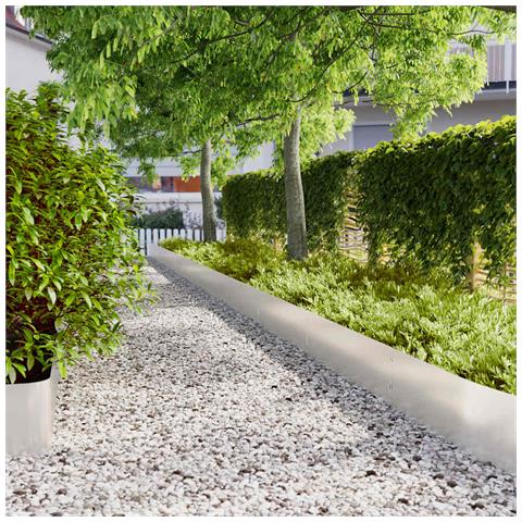 Bordure Per Prato 20 Pz 25x103 Cm Acciaio Inossidabile - Foto 1