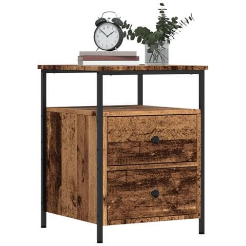 Comodini Legno Antico 2 Pz 44x45x60 Cm In Legno Multistrato - Foto 1