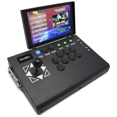 Console Retro Arcade 3d 64gb 4222 Giochi Wifi Pandora Forrest. Schermo Full 10"". Pieghevole E Portatile. - Foto 1