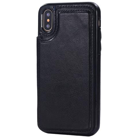Custodia In Pelle Con Slot Per Schede Per Samsung Galaxy S22 Ultra - Nero - Foto 2