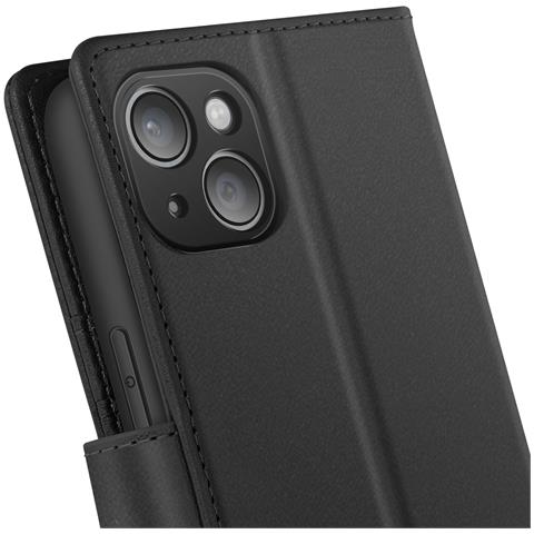 Custodia Per Iphone 15 Con Cover Rimovibile, Nero - Foto 2