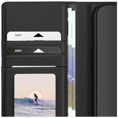 Custodia Per Iphone 15 Con Cover Rimovibile, Nero - Foto 5