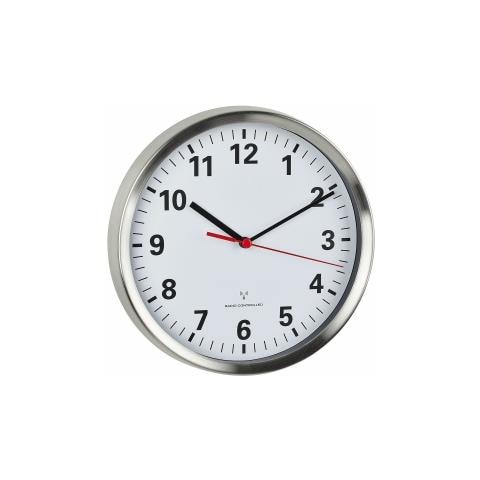 60.3529.02 orologio da parete e da tavolo Orologio al quarzo Rotondo Argento, Bianco - Foto 1