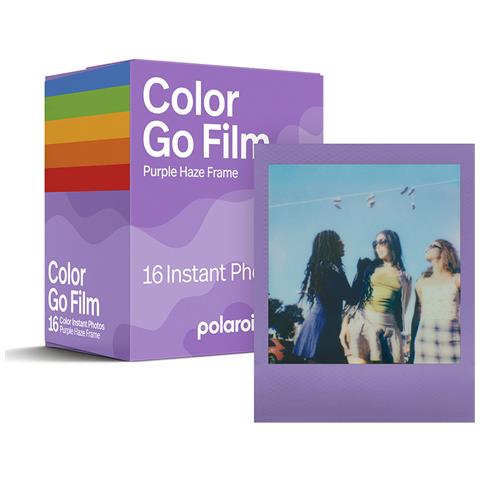 Confezione Da 16 Pellicole Fotografiche Istantanee Per La Fotocamera Go Haze Frame, Viola - Foto 3