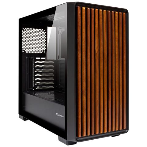 UK121804 computer case Midi Tower Nero, Legno - Foto 1