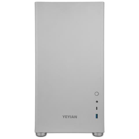 Pc Case Hussar Plus Atx Vetro Temperato Usb 3.2 Bianco - Foto 3