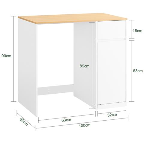 Mobile Lavatrice Armadio Con Cesto E Cassetto, In Legno, Colore Bianco - Foto 7