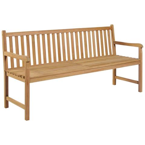 Panca Da Giardino Con Cuscino Talpa 175 Cm In Legno Di Teak - Foto 1