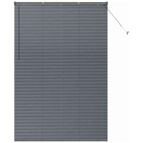 Tenda per Finestra con tende Manuale Grigio scuro Alluminio - Foto 1