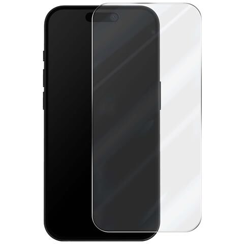 Protezione Schermo Antibatterica Antigraffio E Antiurto Per Iphone 15 Plus, Trasparente - Foto 2