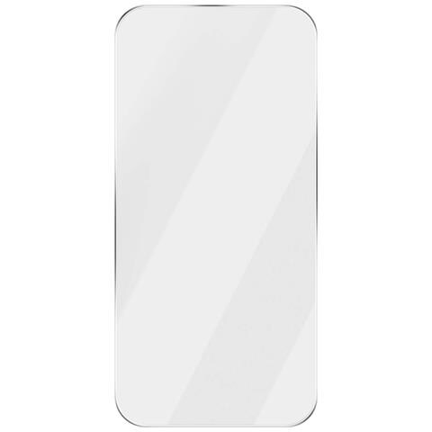 Protezione Schermo Antibatterica Antigraffio E Antiurto Per Iphone 15 Plus, Trasparente - Foto 1