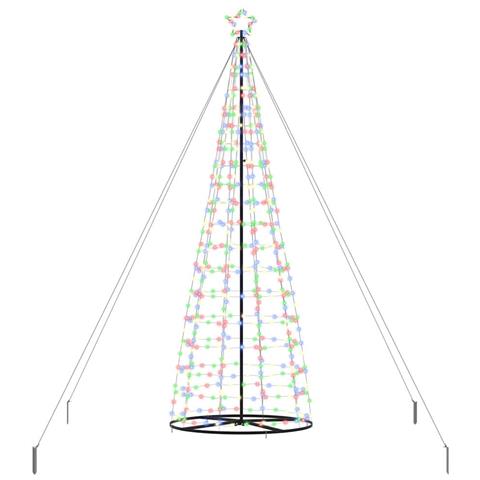 Albero di Natale LED con 800 LED Multicolore 400 cm Ferro - Foto 1