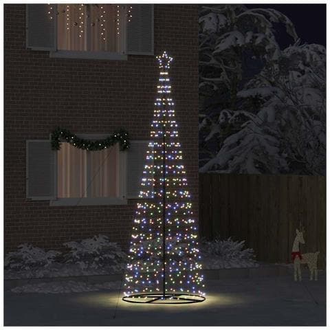 Albero di Natale LED con 800 LED Multicolore 400 cm Ferro - Foto 2