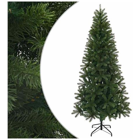 Albero di Natale artificiale Verde 240 cm PVC, PE e acciaio - Foto 1