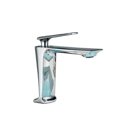 Rubinetto per lavabo da bagno, Blackswan, tipo M201, modello corto cromato, misura 16 cm - Foto 1