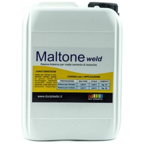 Resina Adesiva Maltone Weld Per Malte E Cemento Boiacche *** Formato : Litri 1 - Foto 1